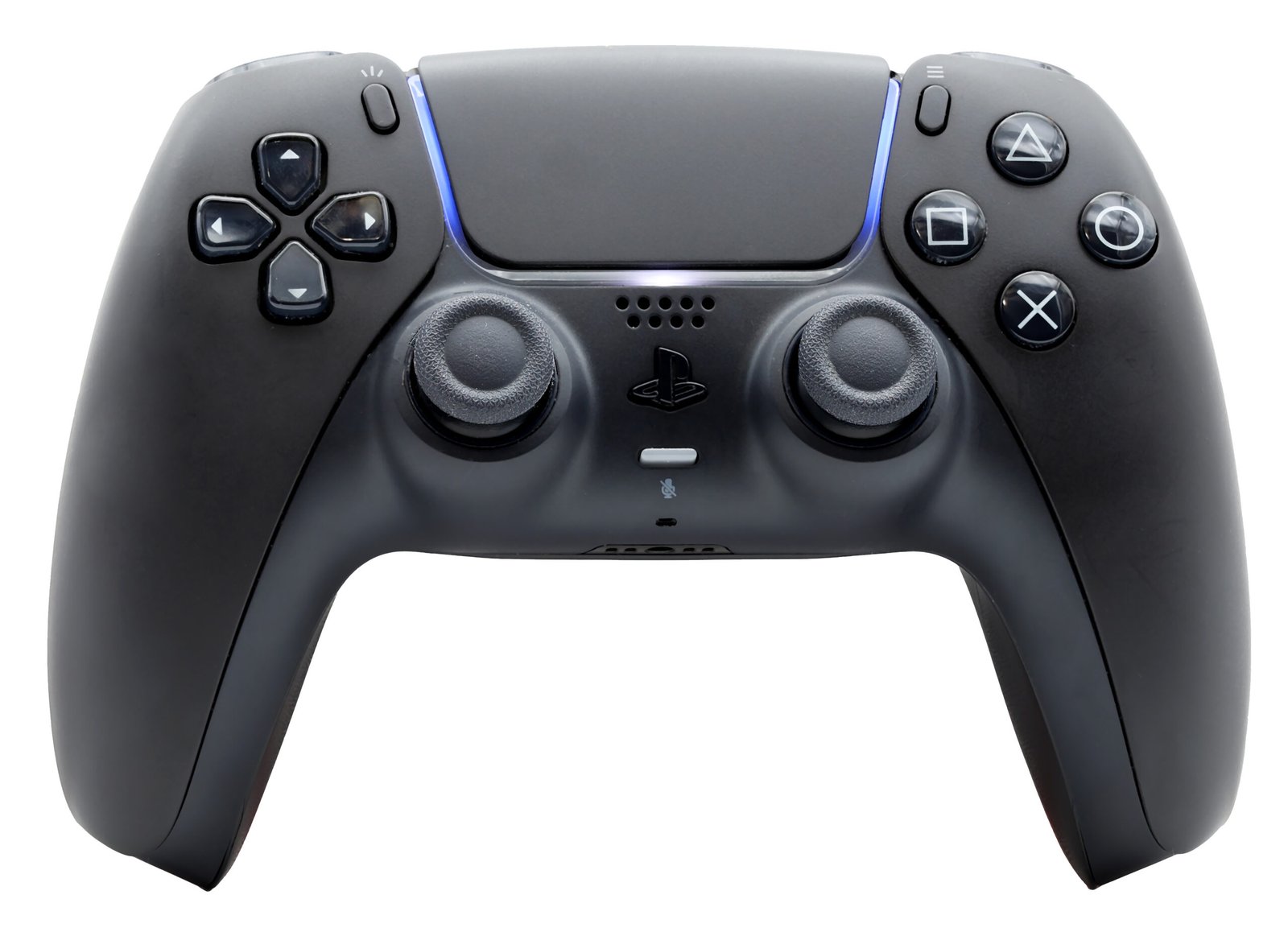 Controle DualSense do PlayStation 5 na cor Midnight Black