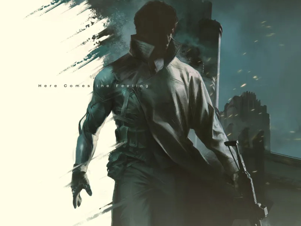 Poster oficial de revelação de Physint, mostrando o protagonista em silhueta
