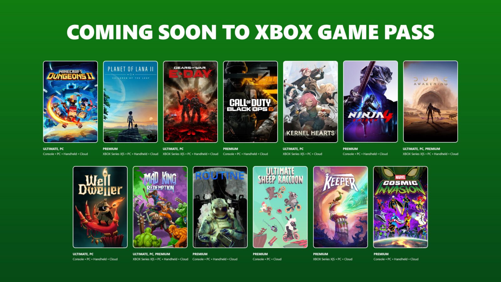 Banner oficial do Xbox Game Pass divulgado pela Xbox Wire
