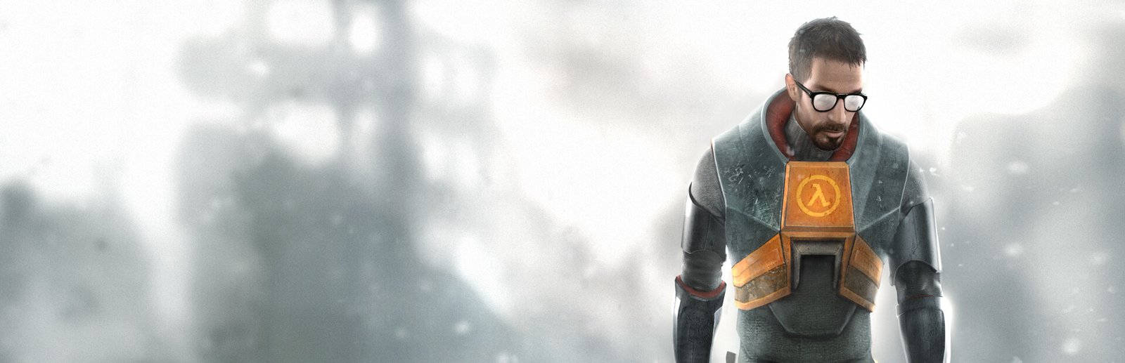 Gordon Freeman, protagonista de Half-Life, em arte oficial de Half-Life 2